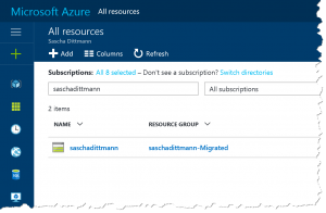 Azure Portal - Storage Accounts (New)